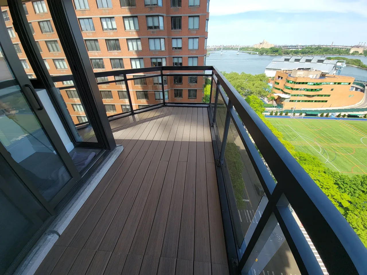 TimberTech balcony deck installed by City Decks on the Upper East Side of Manhattan
